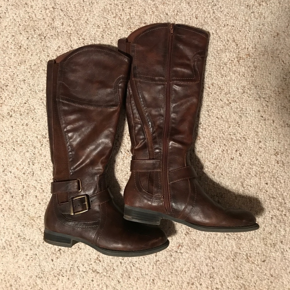 Brown Bare Trap boots
