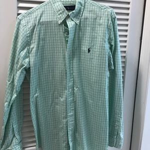 Polo Ralph Lauren Button Down Green/White/Navy