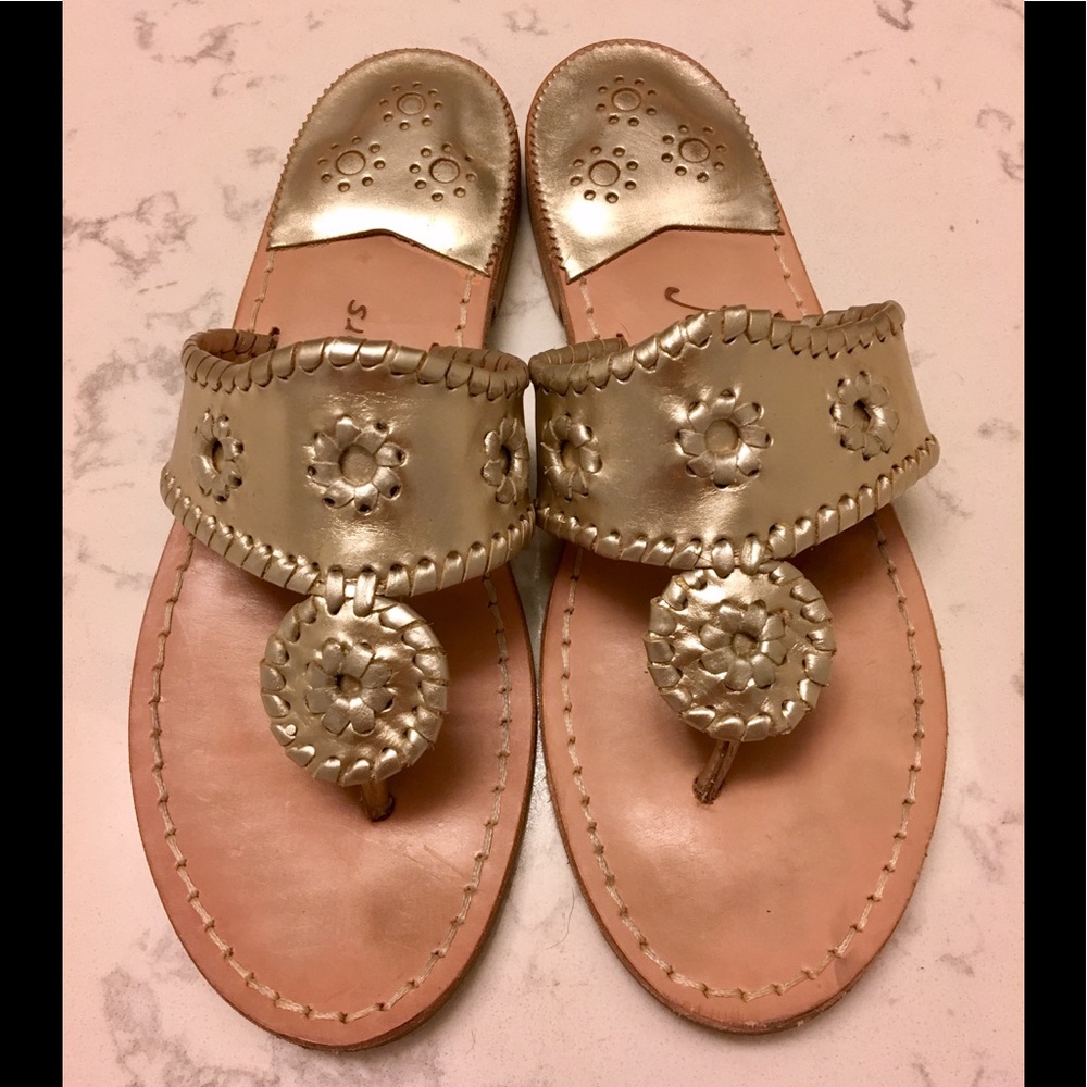 Jack Rogers Whipstitched flip flop