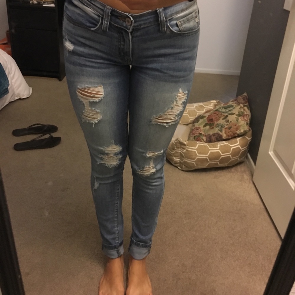 Kancan ripped skinny jeans