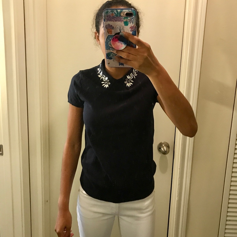 Ann Taylor short sleeve sweater