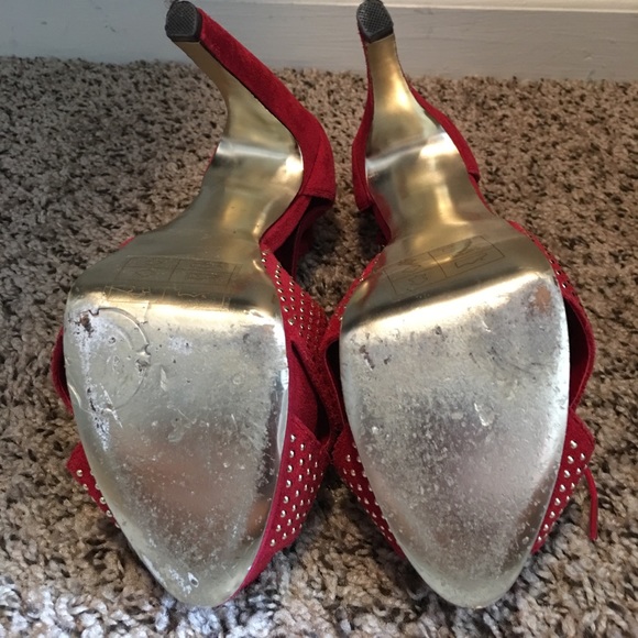 BEBE Red platform heel - Picture 4 of 6