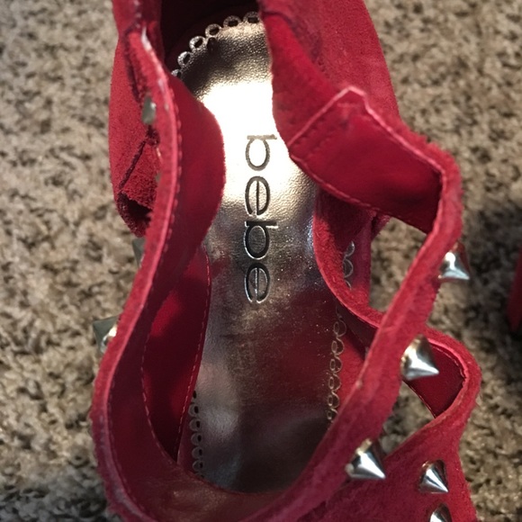 BEBE Red platform heel - Picture 5 of 6