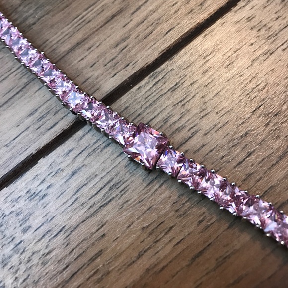Jewelry - RESERVED Pink ice bracelet Glam/ sparkle/ Prom