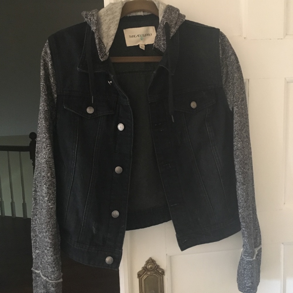 Jean jacket/hoodie from Nordstrom