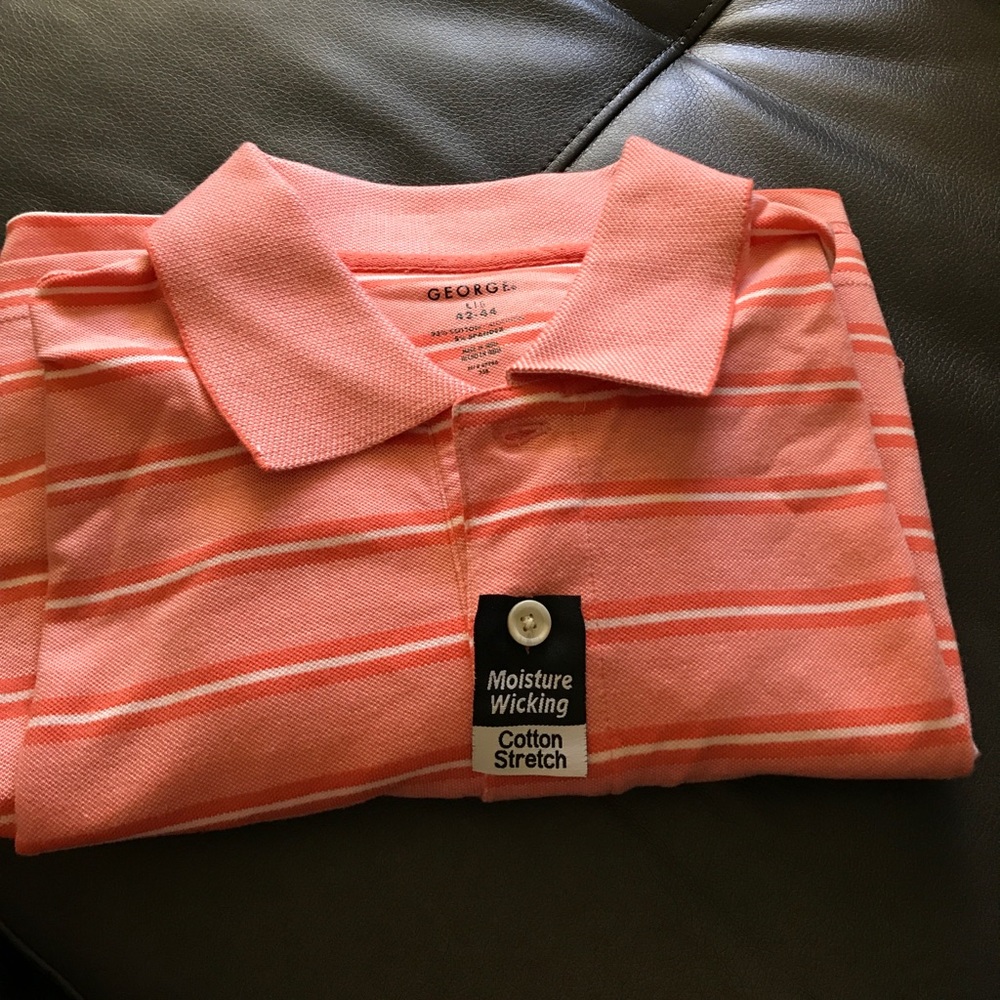 NWT George Men's Short Sleeve Polo