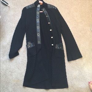 Tory Butch long black sweater