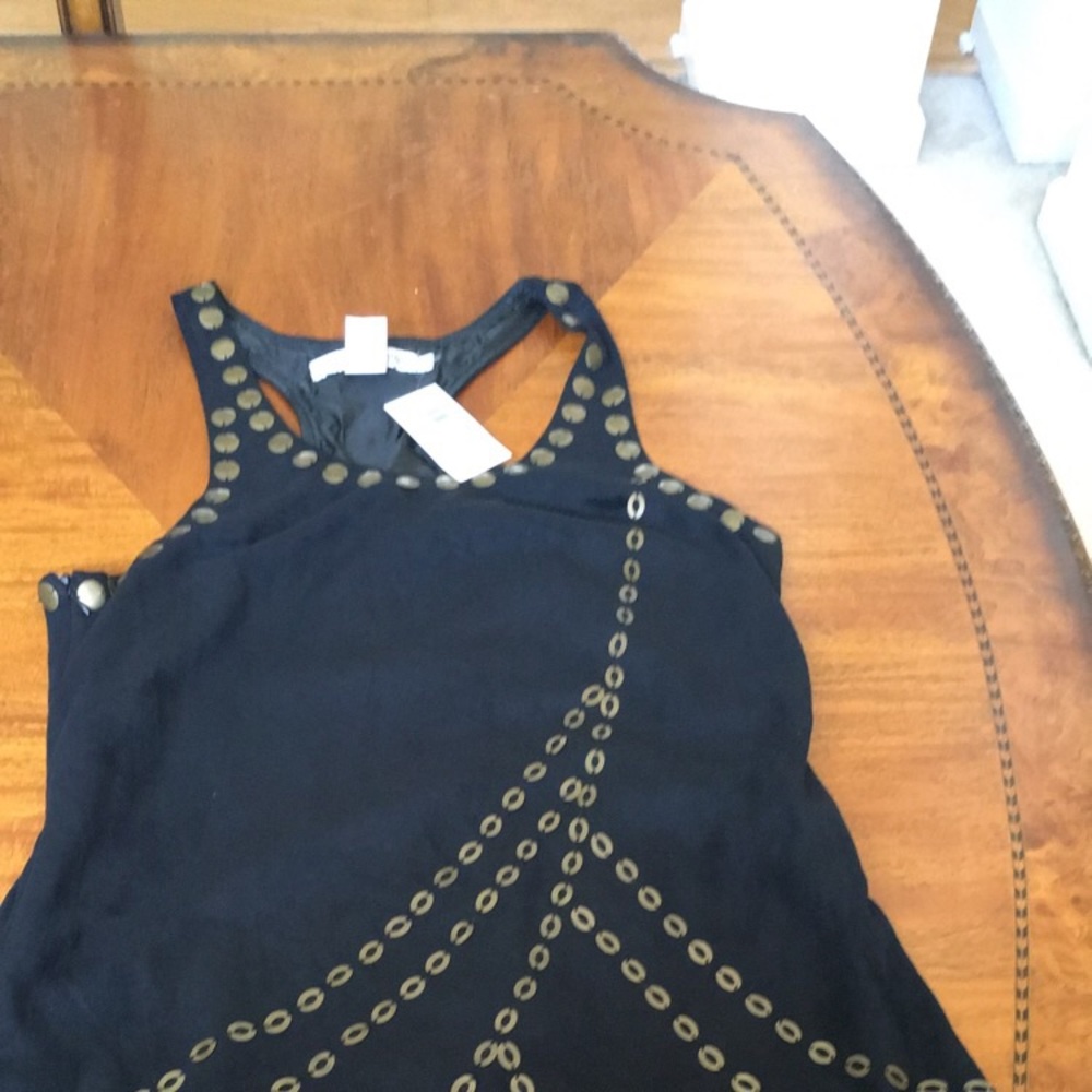 New! Suede Racerback Mini Dress - Picture 4 of 4