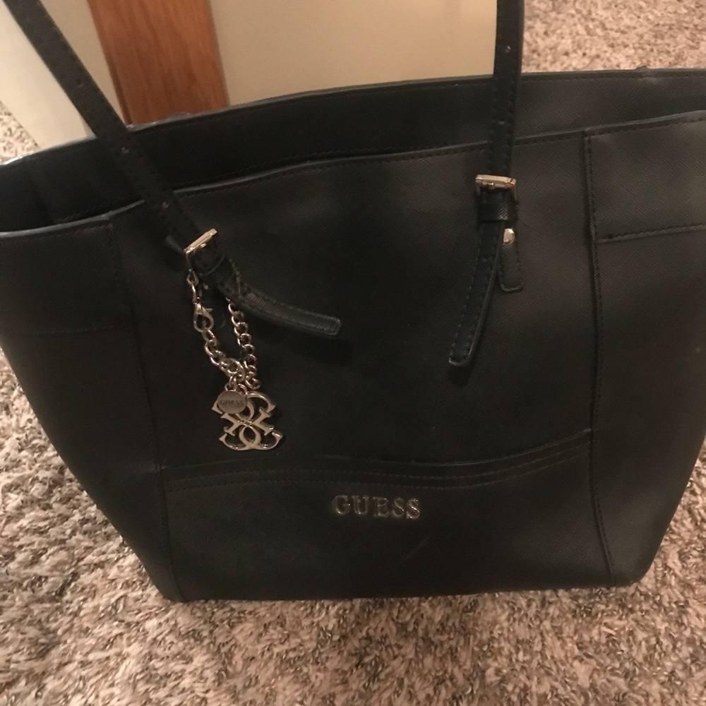 Guess black purse