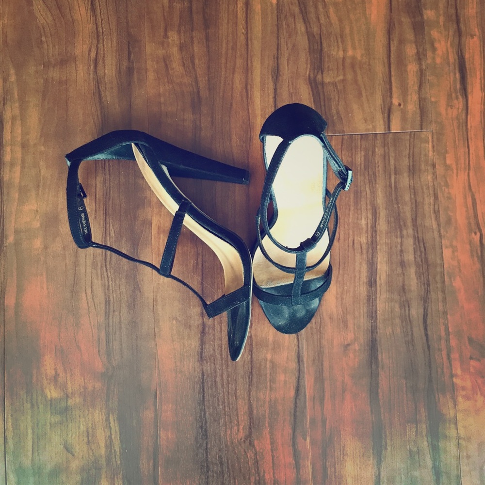 ASOS caged black sandals