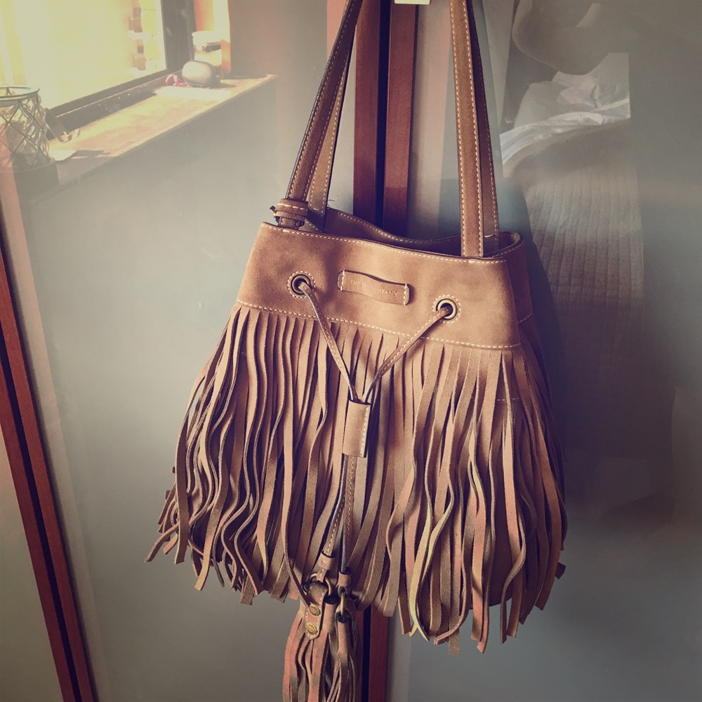 Frye Heidi Fringe Suede