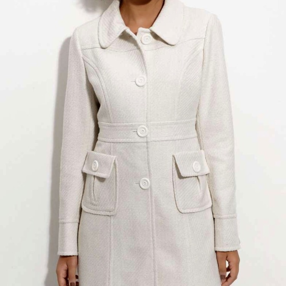 Tulle "Alexa" Coat in Cream