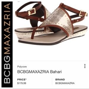 💕SALE💕 BCBGMaxAzria Bahari Gold Brown Sandals 💕SALE💕 BCBGMaxAzria Bahari Gold Brown Sandals