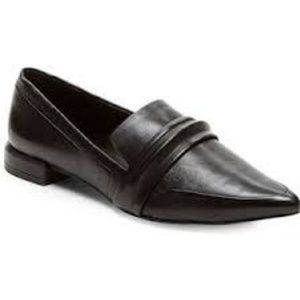 H Halston Savannah Pointy Leather Loafers