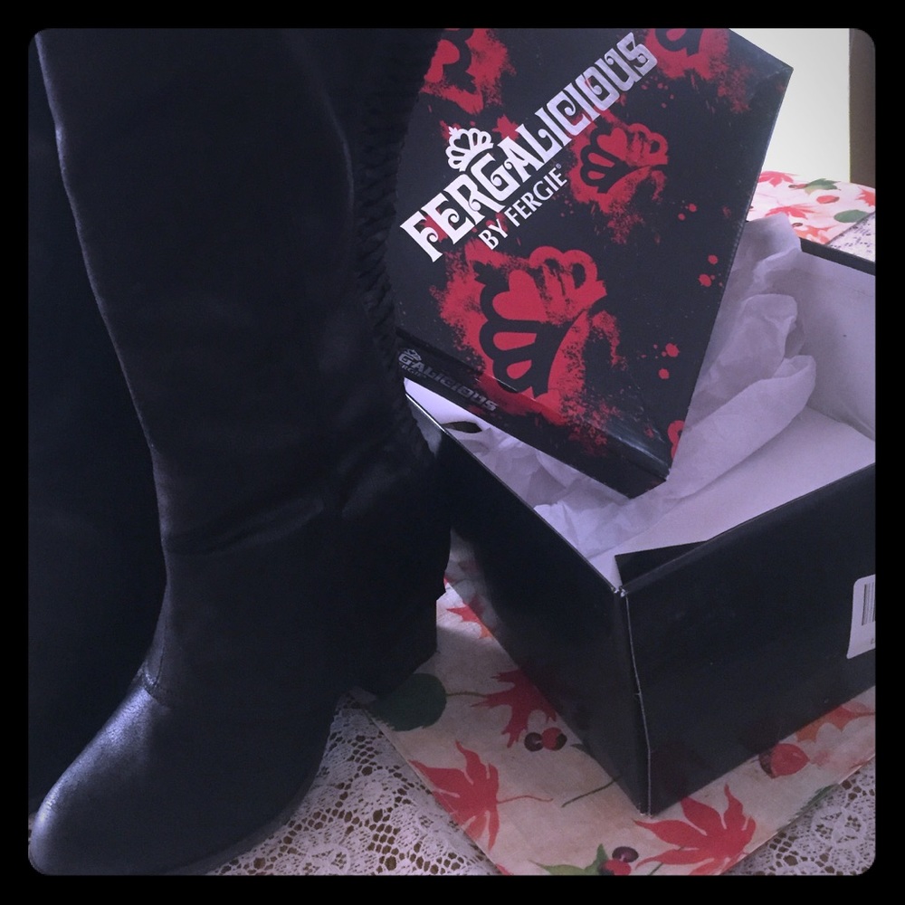 Black knee high boots!