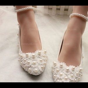 White Wedding Shoes