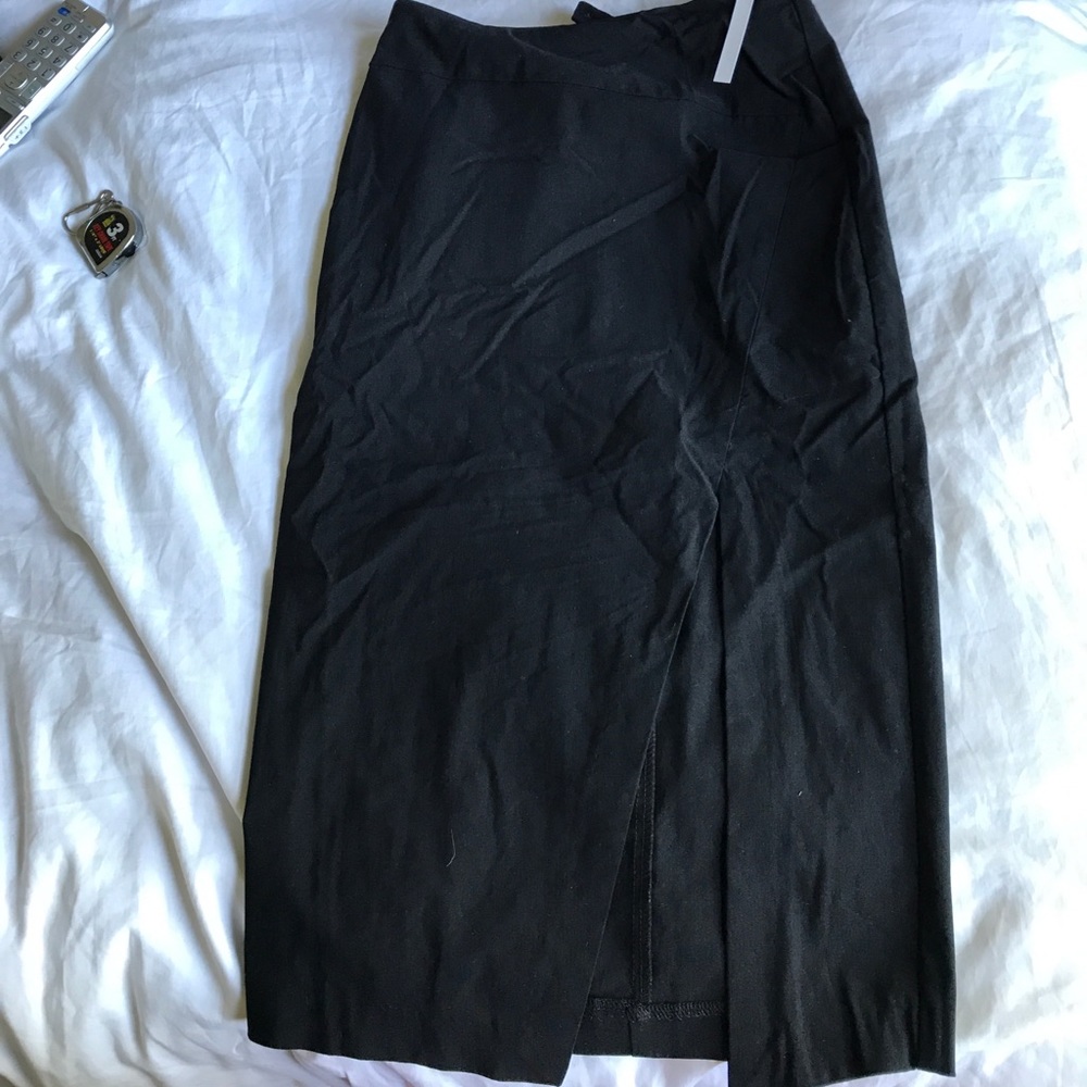 NWT Asos high slit midi skirt, US 4