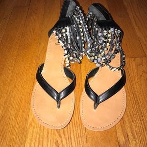 Bakers black jewel sandals size 8.5 Bakers black jewel sandals size 8.5