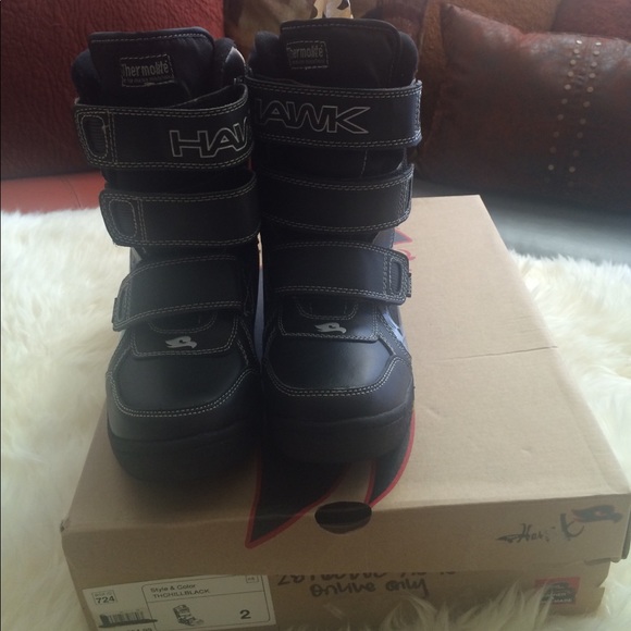 Tony Hawk Boys Snow Boots sz 2 - Picture 1 of 6