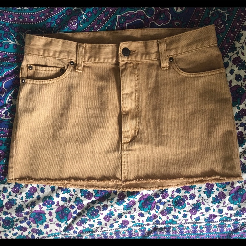 free people cute to boot skirt tobacco size 4