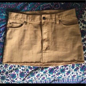 free people cute to boot skirt tobacco size 4