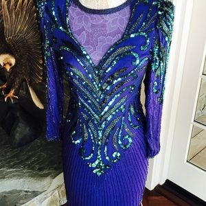 AJ Bari trophy 🏆 sequin vintage dress AJ Bari trophy 🏆 sequin vintage dress
