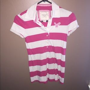 american eagle striped shirt!!
