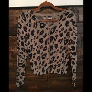 Old navy leopard/cheetah cardigan