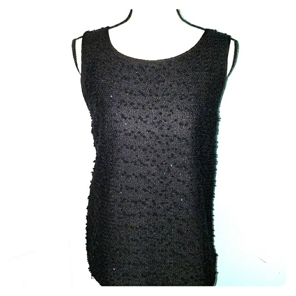 Ann Taylor Tops - Ann Taylor Sequin and Knot Tank