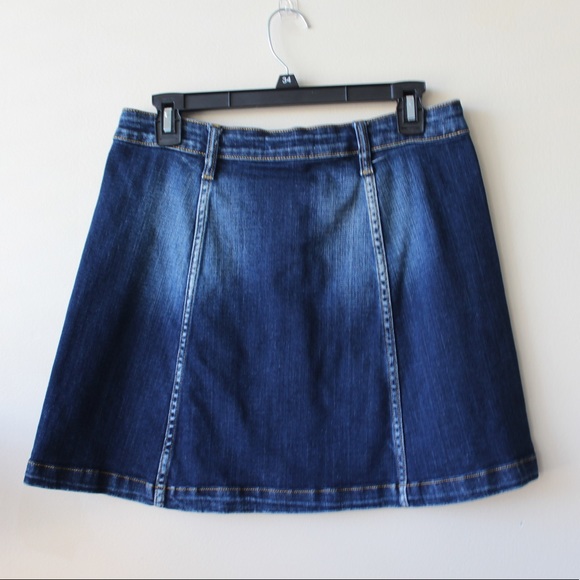 NWOT Button-up Denim Skirt - Picture 2 of 3