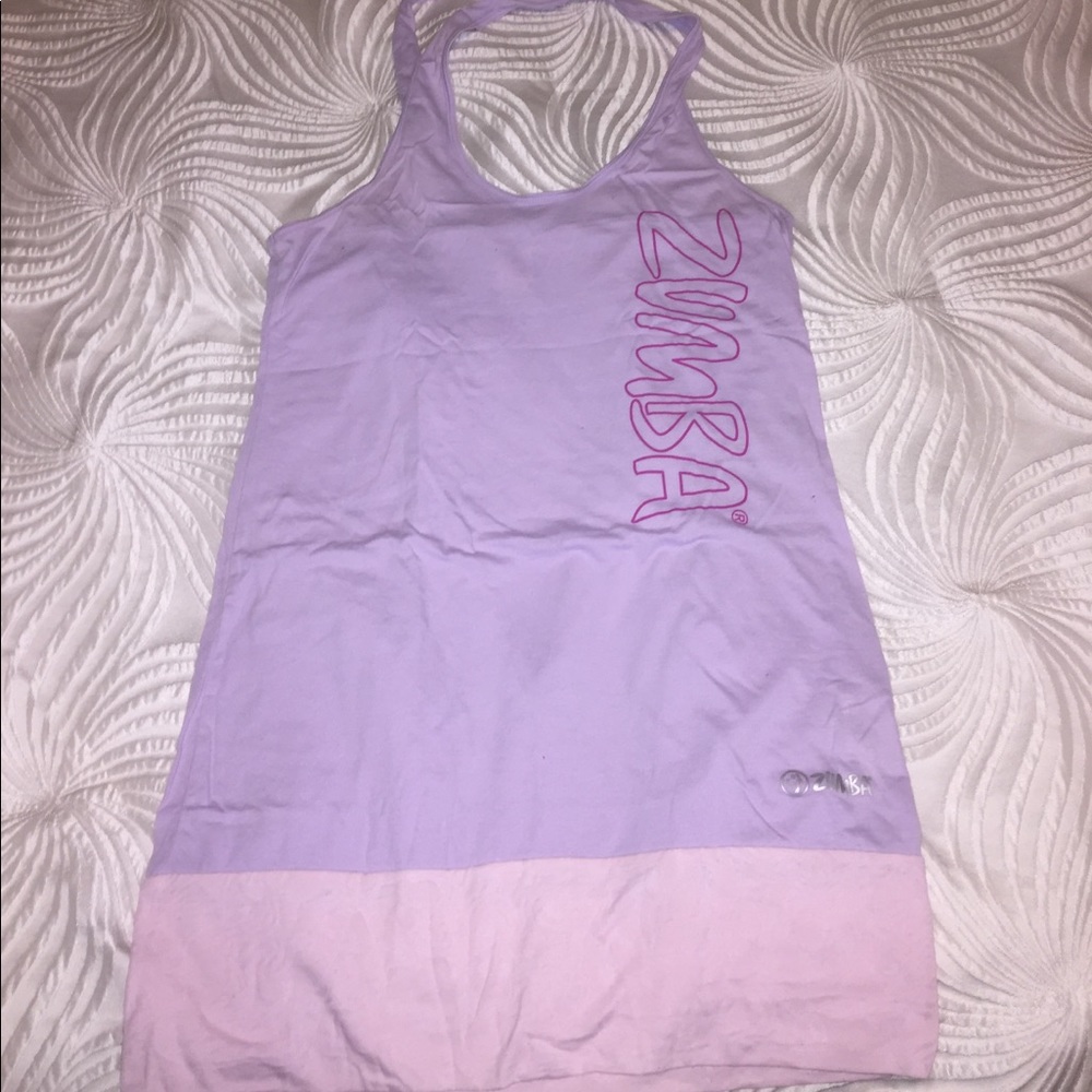 Zumba purple halter tank