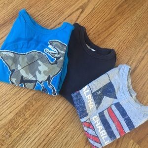 Bundle of Boys T shorts Sz 3t Baby Gap & Jcrew