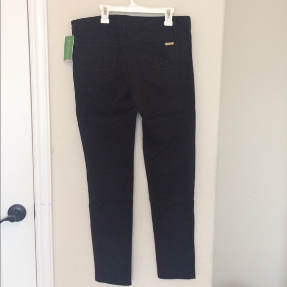 NWT Lilly Pulitzer Black Jeans - Picture 2 of 8
