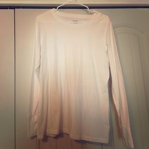 CLOSET CLEAR OUT!!! Basic white long sleeve tee