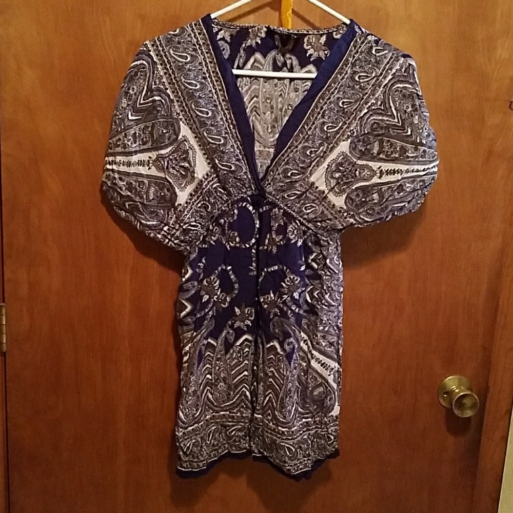 ANGIE boho mini dress