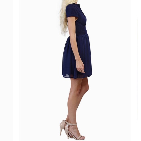 Tobi navy cocktail dress - Picture 2 of 8