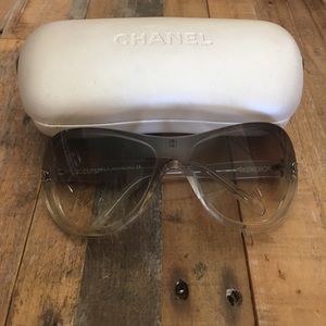 Authentic CHANEL Sunglasses with case & cloth Authentic CHANEL Sunglasses with case & cloth