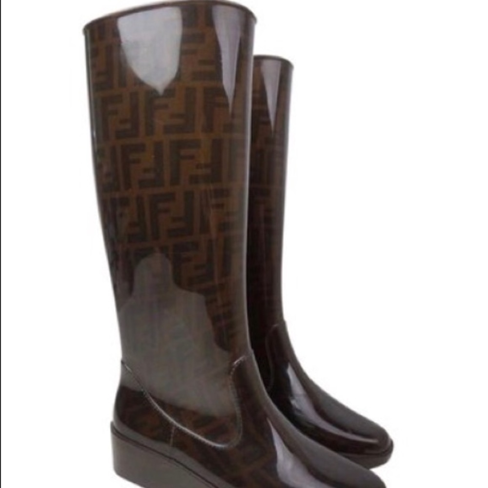 Fendi rain boots