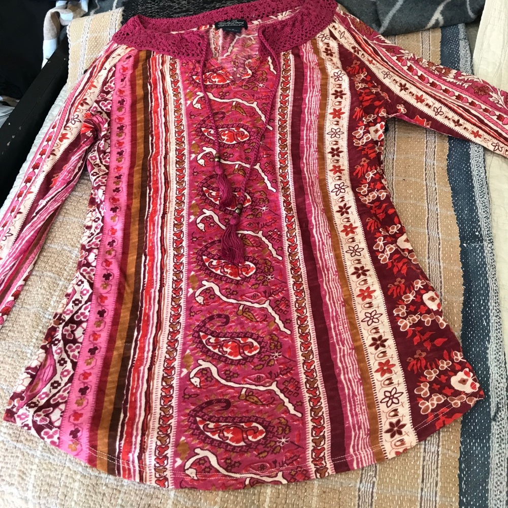 Lucky brand peasant top