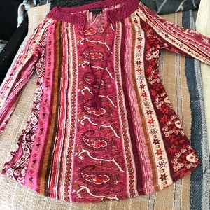 Lucky brand peasant top