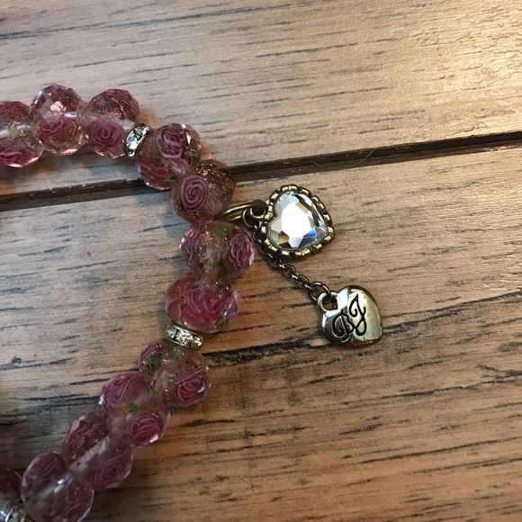 Betsey Johnson Jewelry - ⚡️SALE⚡️Betsey Johnson rose stretch bracelet