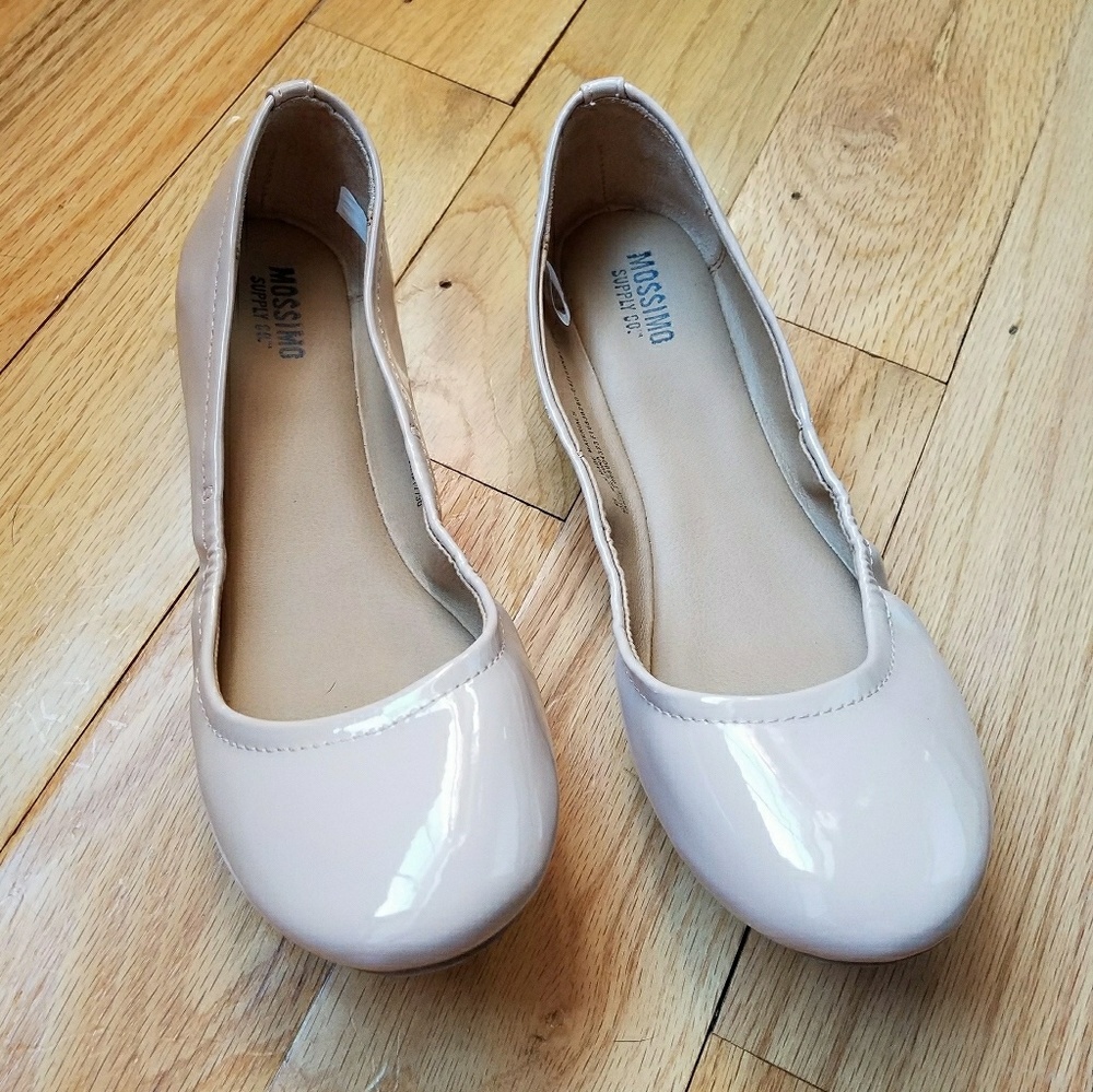 Blush colored Mossimo flats