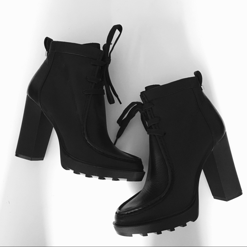 Sold!! Sample Calvin Klein lug sole bootie $150
