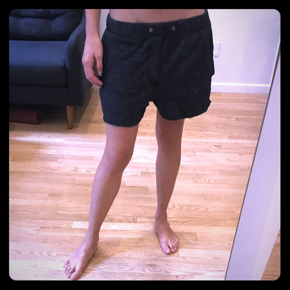 Casual boyfriend sweat shorts