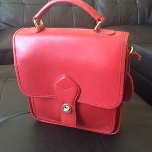 Red Leather purse.