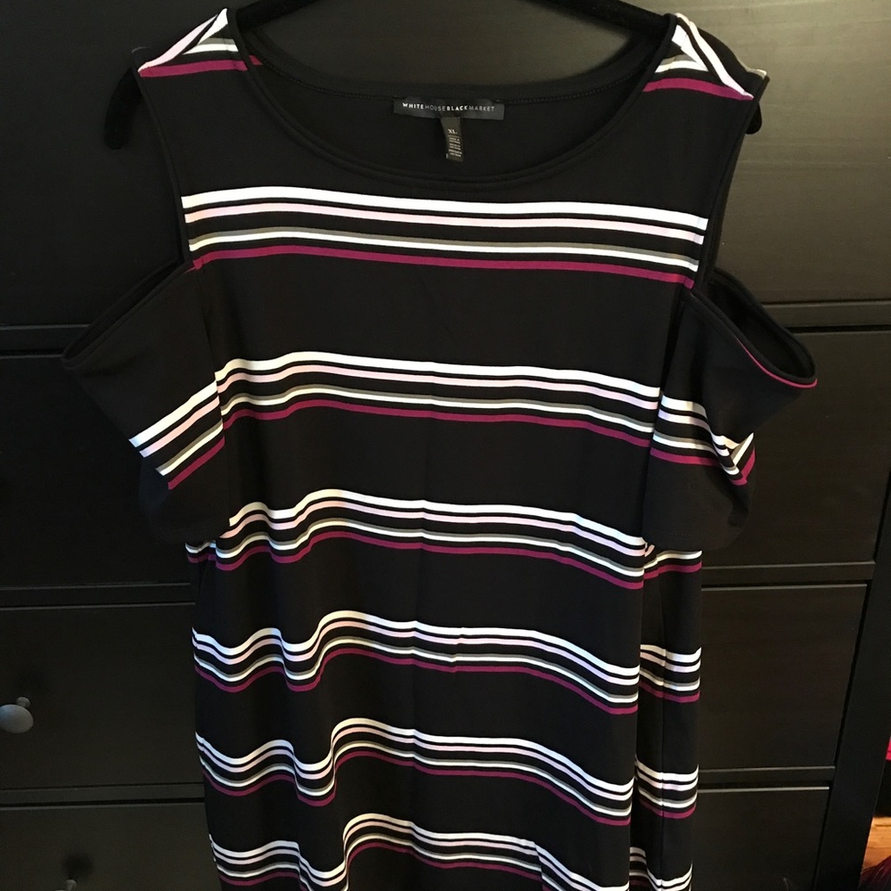 WHBM Cold Shoulder Flirty Dress! Never worn.