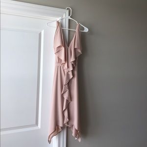 BCBG blush pink dress!