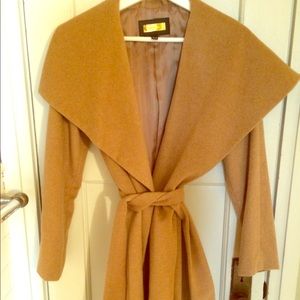 Mango Camel wrap/coat
