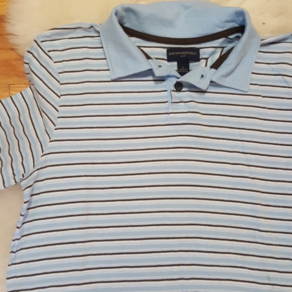 Banana Republic striped polo