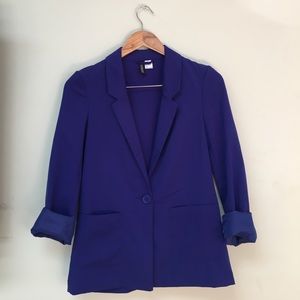 Blue polyester H&M jacket. Worn once.